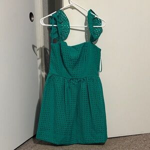 City Studio Green Casual Dress